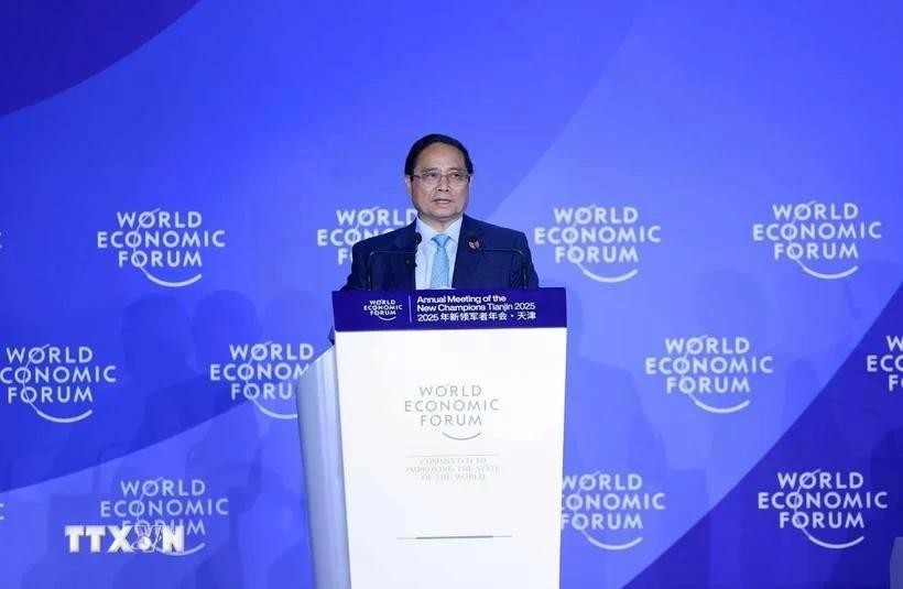 范明政总理发表讲话。(图:越通社)
