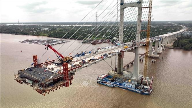 迪庙二桥投建项目。（图：越通社）