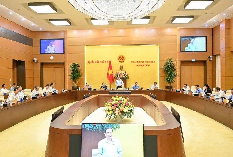 国会常委会第46次会议现场。(图:国会)