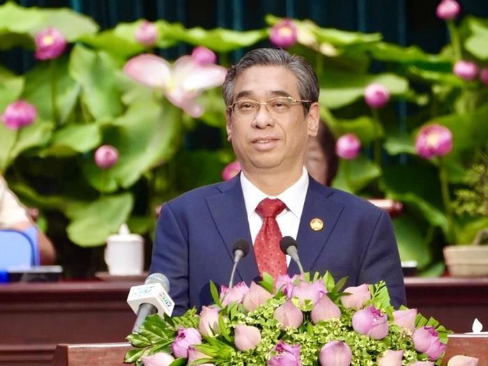 市委副书记、市越南祖国阵线委员会主席阮福禄。(图:TTO)