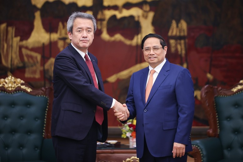 政府总理范明政接见日本丸红集团总裁