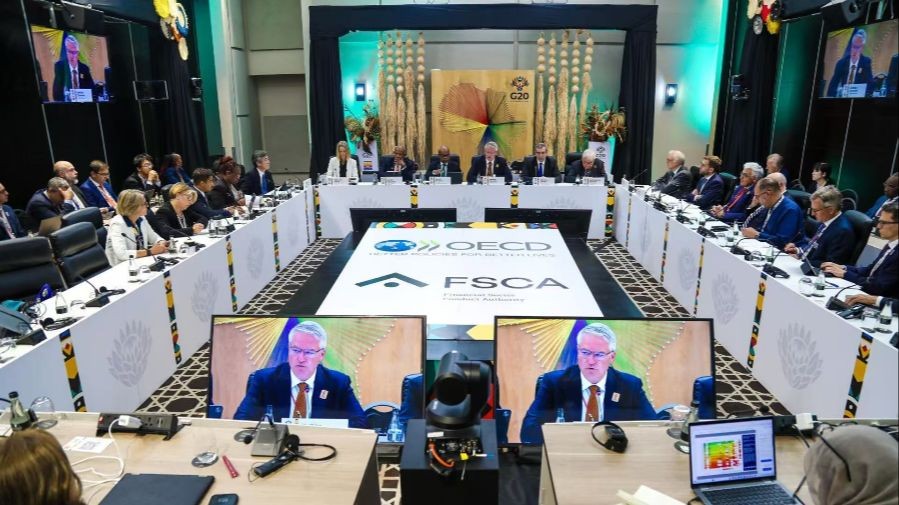 为期两天的二十国集团(G20)财长和央行行长会议18日在南非德班闭幕。(图:互联网)
