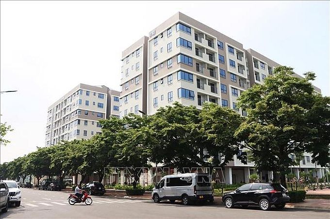 由Viglacera总公司建设的工人住房项目现已完成,并投入使用。(图:越通社)