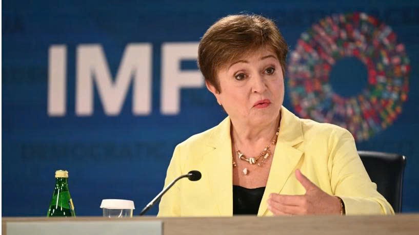 国际货币基金组织总裁格奥尔基耶娃。（图：IMF）