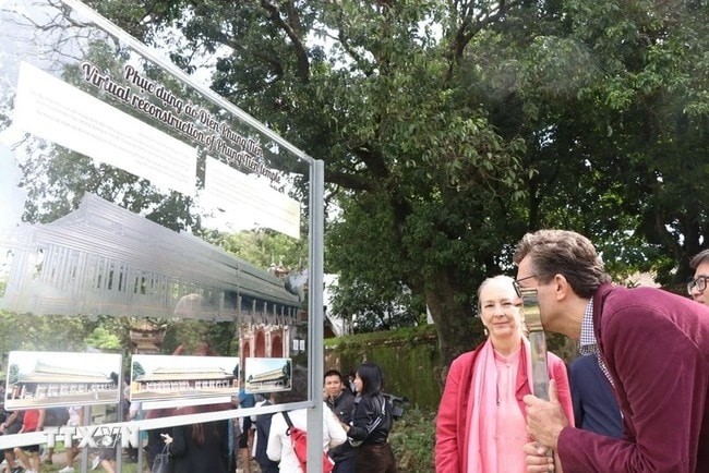 顺化古都凤仙殿原始建筑的整体虚拟复原。图自越通社