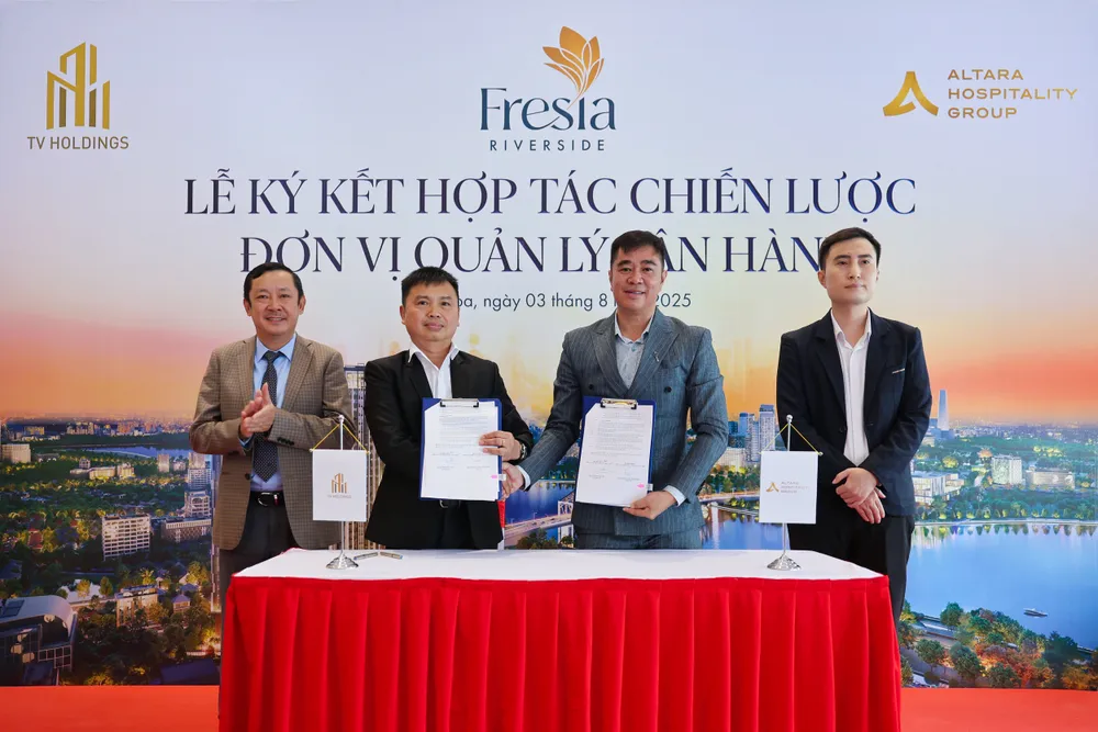 Các đơn vị trong nghi lễ ký kết hợp tác
