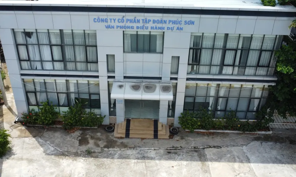 Văn phòng của Công ty cổ phần Tập đoàn Phúc Sơn trên đường Trần Phú, phường Nha Trang. Ảnh: HIẾU GIANG phucson.jpg