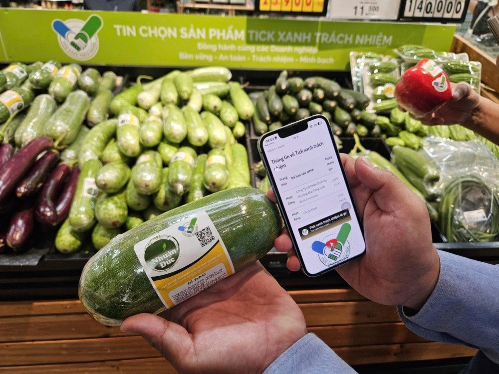 目前，所有“绿色勾号”产品数据库均在区块链平台(blockchain)上运行，可实现对产品档案中所有变更的详细追踪。