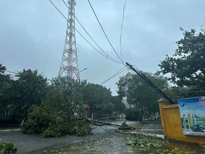 8月25日，5号台风影响中部北面区域出现雷阵雨，初步造成不少损失。