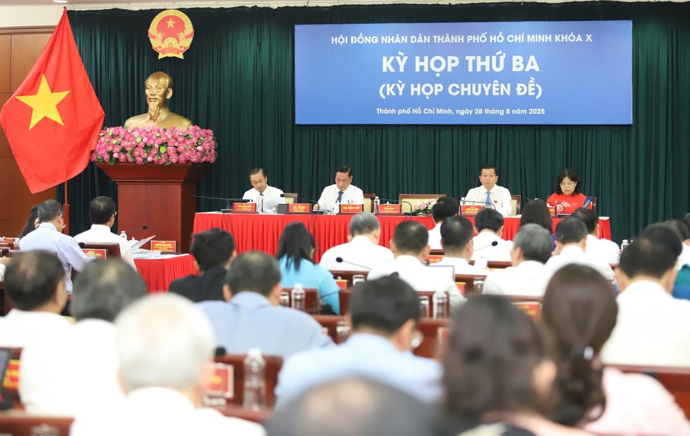  胡志明市人民议会第三次会议召开。