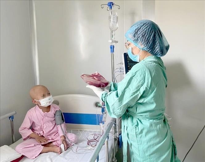 患儿身体状况基本稳定。图自越通社