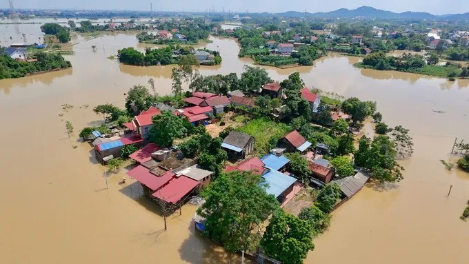 北部多个地区( 包括河内市)当前仍处于受淹状态。