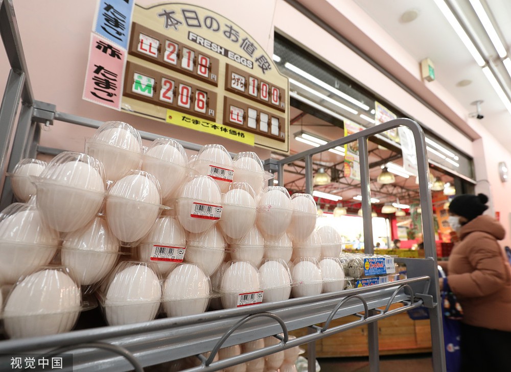 日本鸡蛋价格逼近历史最高值 变身“高级食材”。