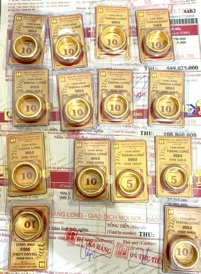 9999金戒指价格涨幅大于SJC金片。