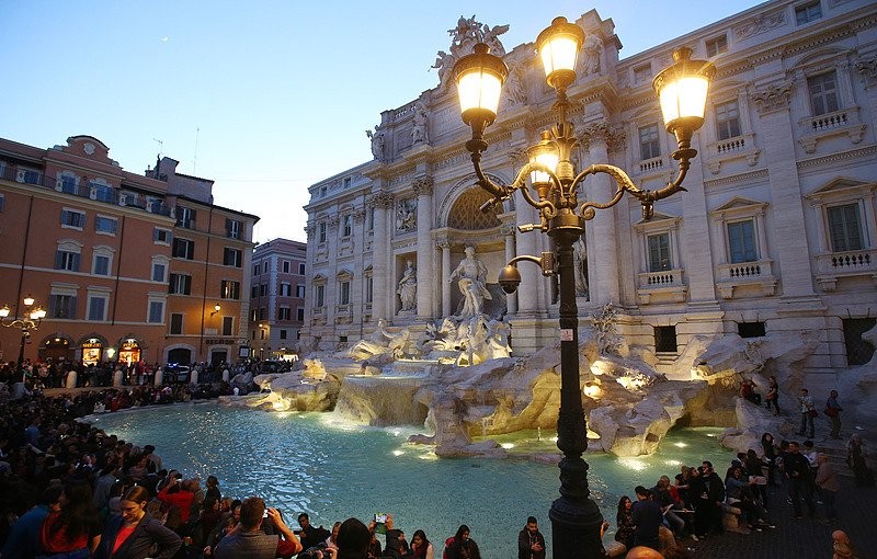 罗马“许愿池”将对游客收费。