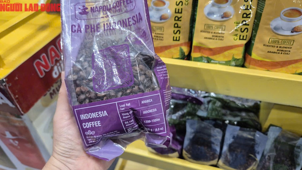 越南企业进口的印尼咖啡。