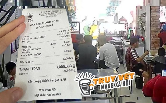 图: 牛肉粉店主因顾客“忘记”支付100万元账单而苦恼。