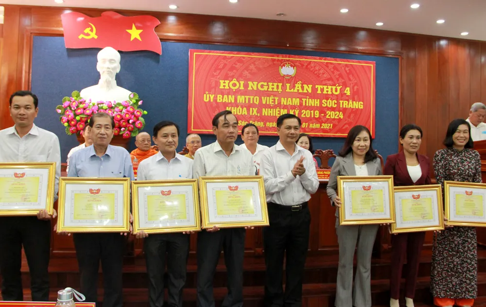 MTTQ Sóc Trăng 10 năm liền đạt danh hiệu Đơn vị xuất sắc ảnh 1 MTTQ Sóc Trăng 10 năm liền đạt danh hiệu Đơn vị xuất sắc ảnh 1