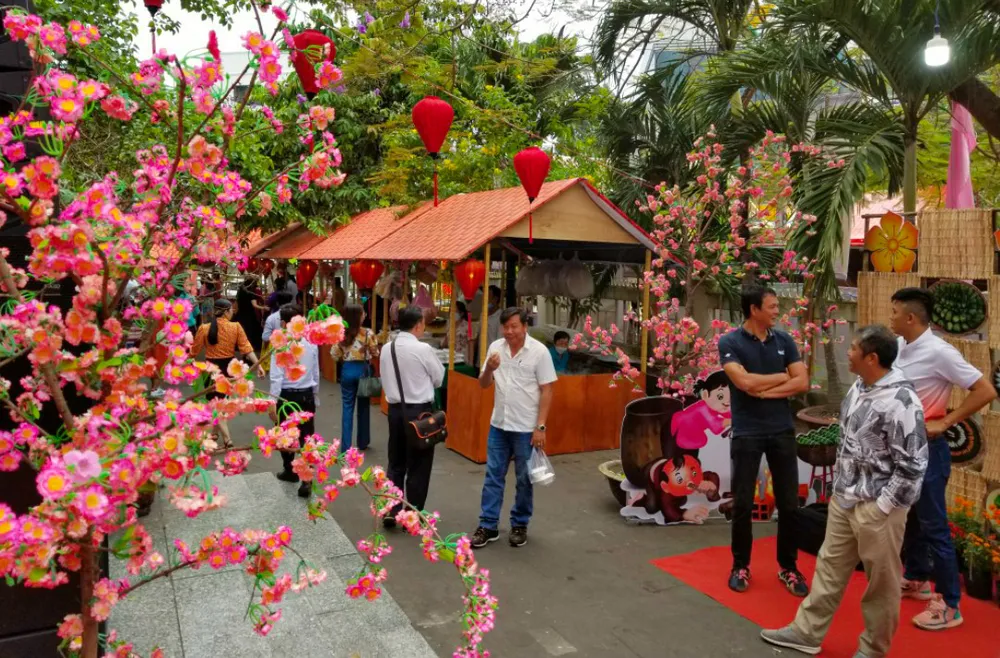 Một góc “Sắc xuân miệt vườn” năm 2023