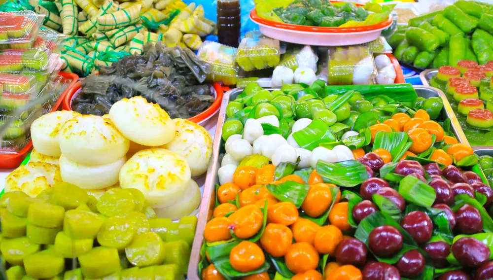 Đa dạng các loại bánh dân gian tại lễ hội Đa dạng các loại bánh dân gian tại lễ hội