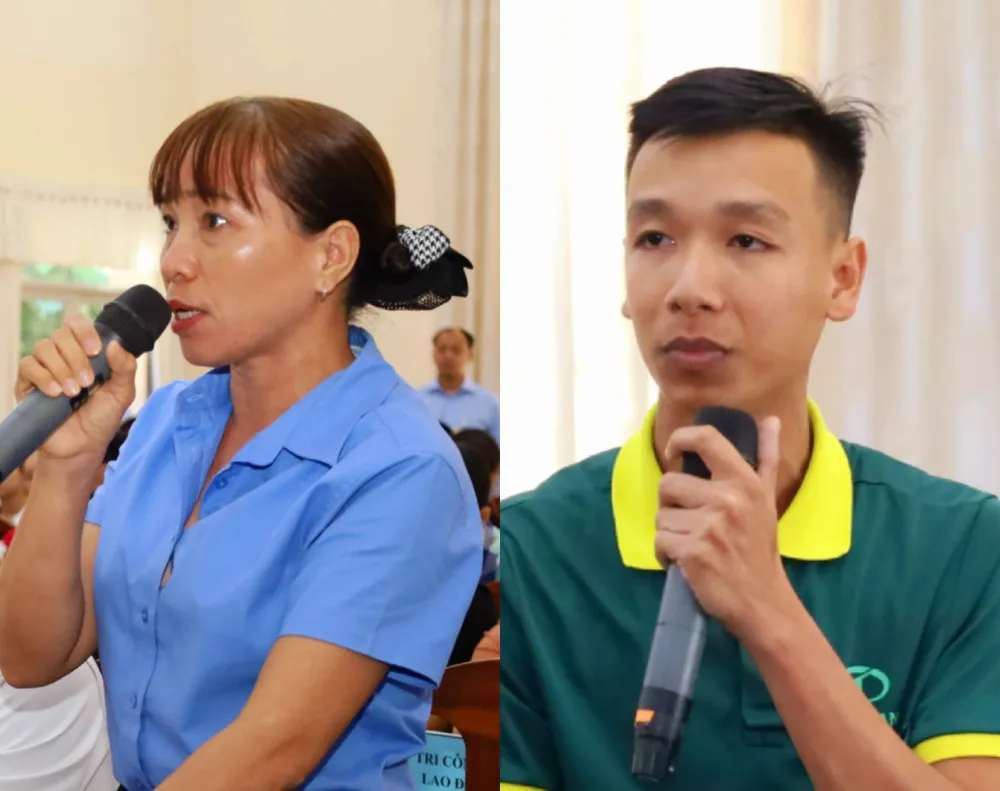 Các cử tri Cần Thơ nêu ý kiến, kiến nghị