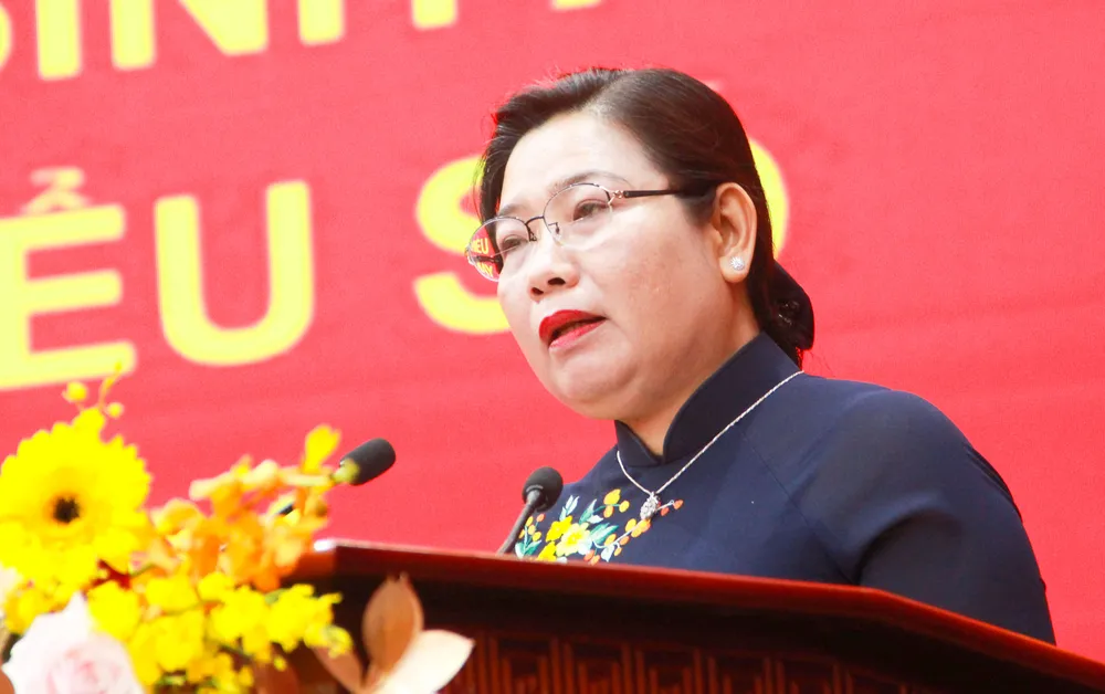Phó Bí thư Thường trực, Chủ tịch HĐND tỉnh Sóc Trăng Hồ Thị Cẩm Đào đạt tỷ lệ 100% phiếu "tín nhiệm cao" img-1153-8488.jpg
