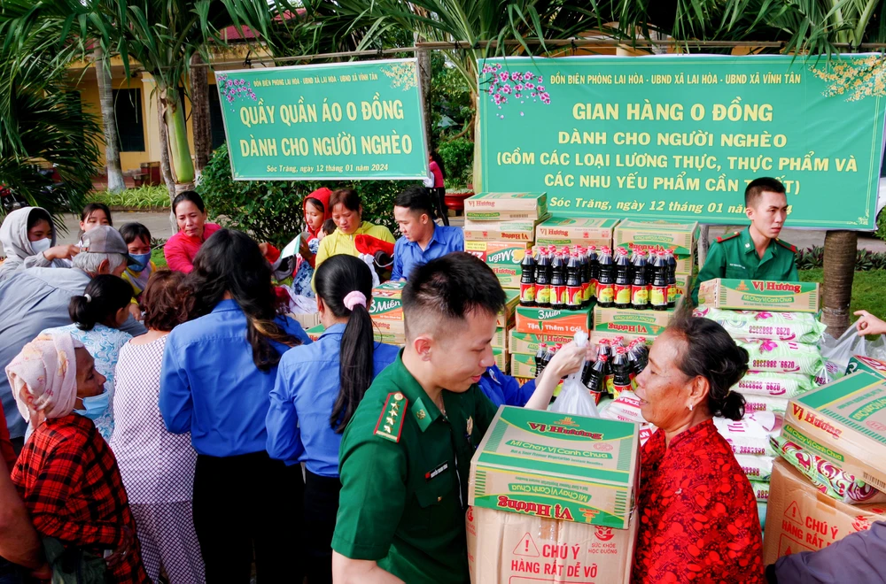 Sóc Trăng: Xuân Biên phòng ấm lòng dân bản