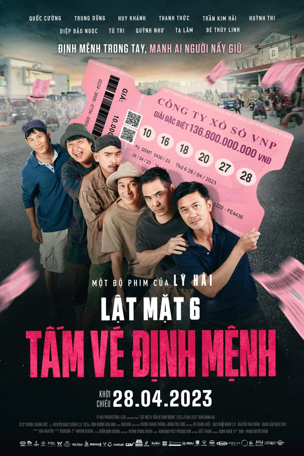 Poster chính thức phim Lật mặt: Tấm vé định mệnh Poster chính thức phim Lật mặt: Tấm vé định mệnh