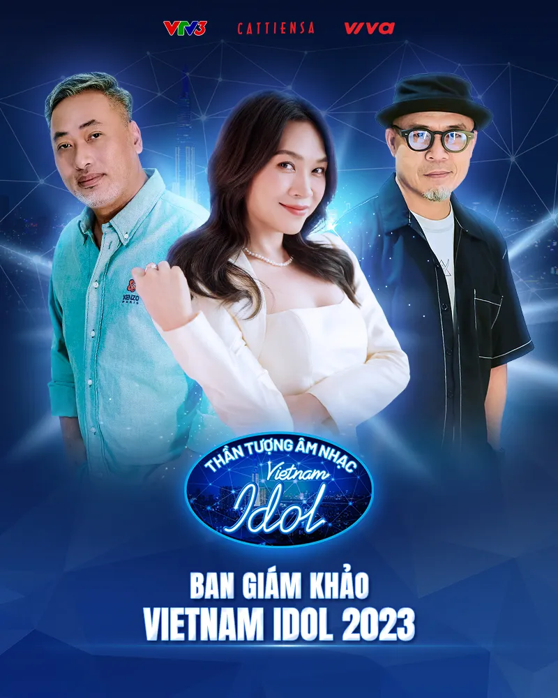 Ba giám khảo chính thức của Vietnam Idol 2023