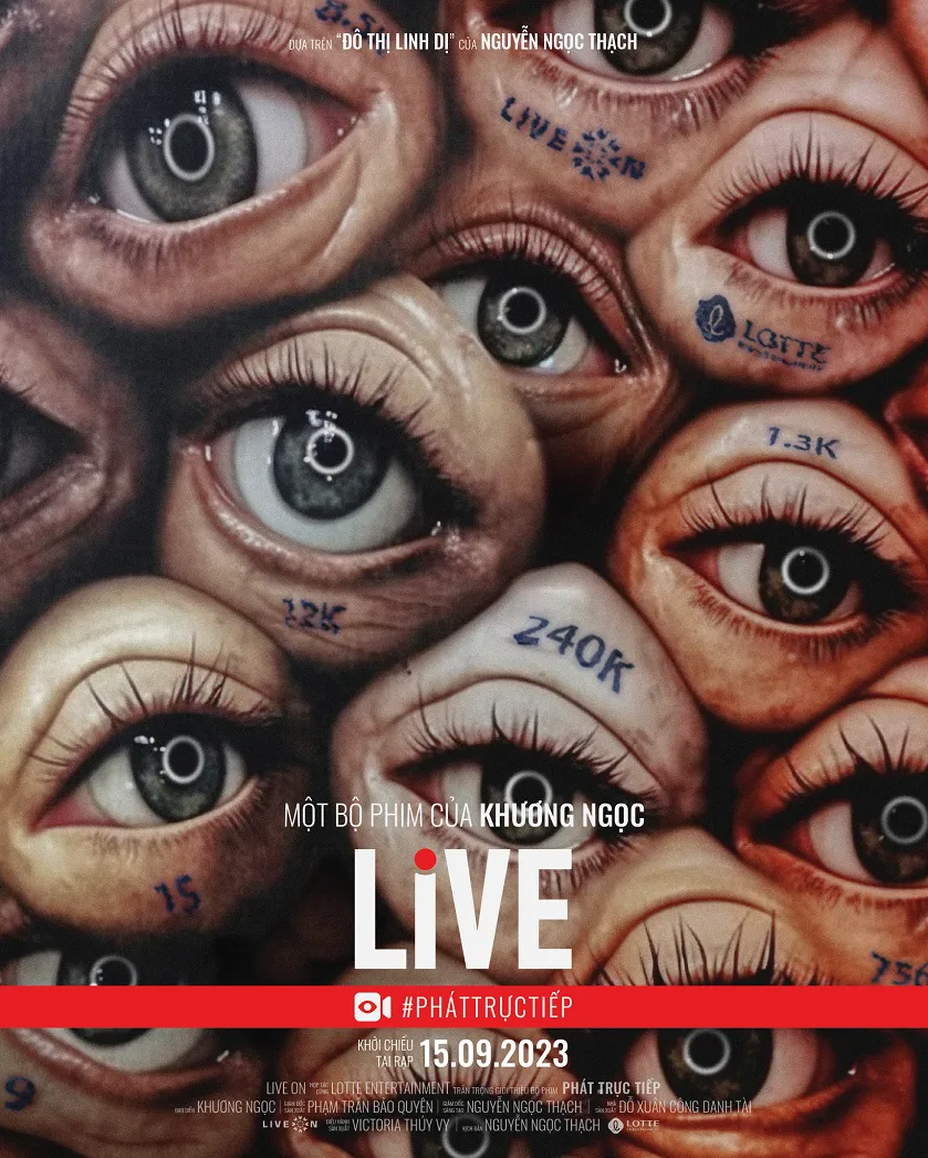 Teaser poster ám ảnh của Phát trực tiếp