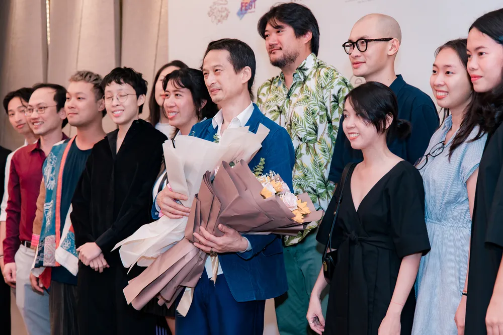 Các học viên Gặp gỡ mùa thu 2023 cùng đạo diễn Trần Anh Hùng