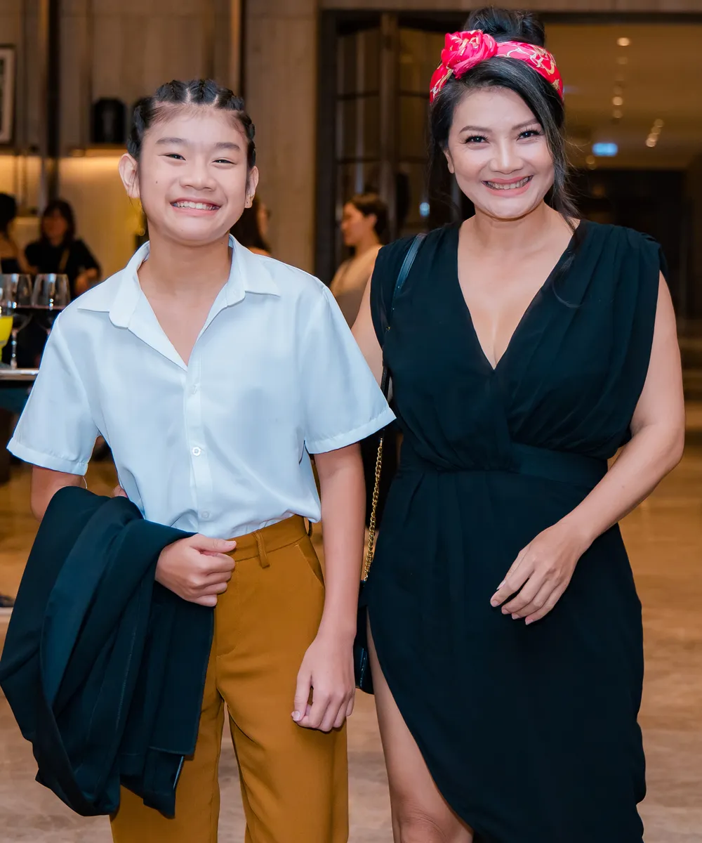 Mẹ con diễn viên Kiều Trinh