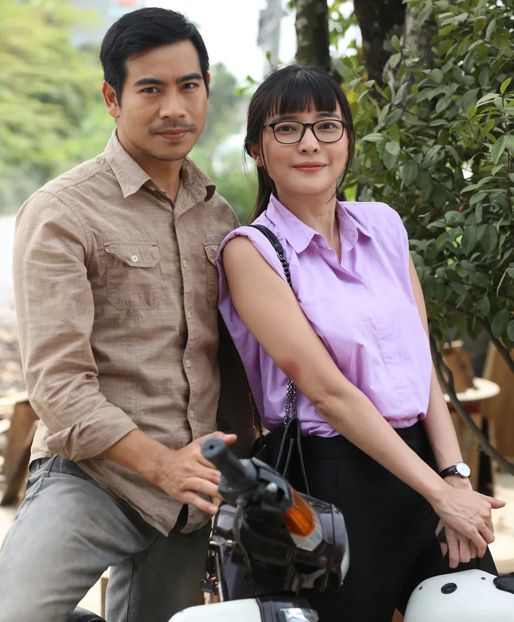 Thanh Bình và Cao Thái Hà trong phim