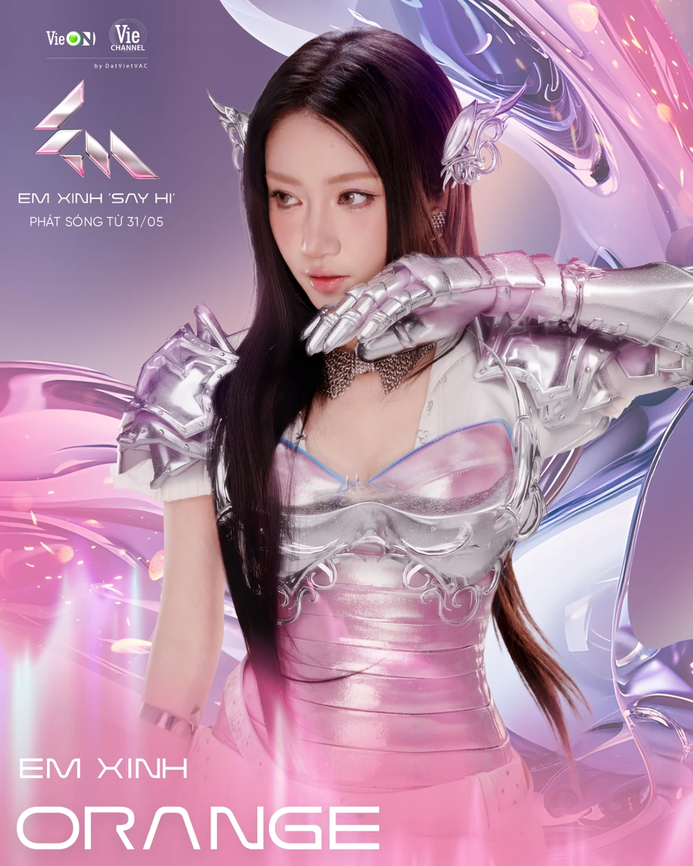 Và Orange cũng xuất hiện trong chương trình. Ảnh: VieChannel EXSH - ORANGE.jpg