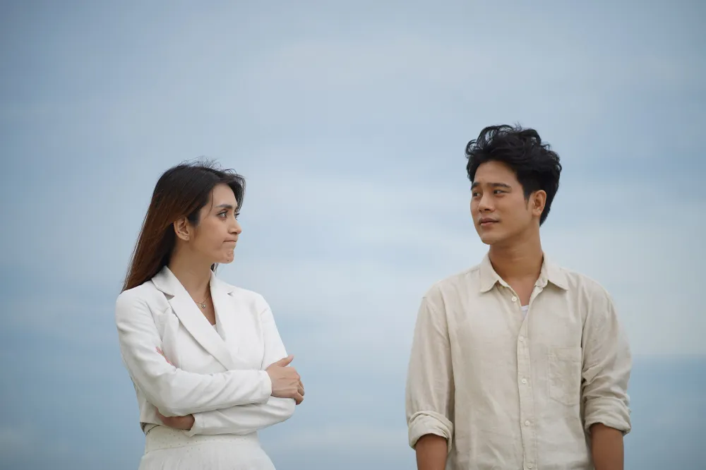 Tran Phong - Mi Lan ដើរតួសំខាន់ក្នុងរឿង The Heir of Virtue។ រូបថត៖ DPCC nguoi thua ke tam duc 1.JPG
