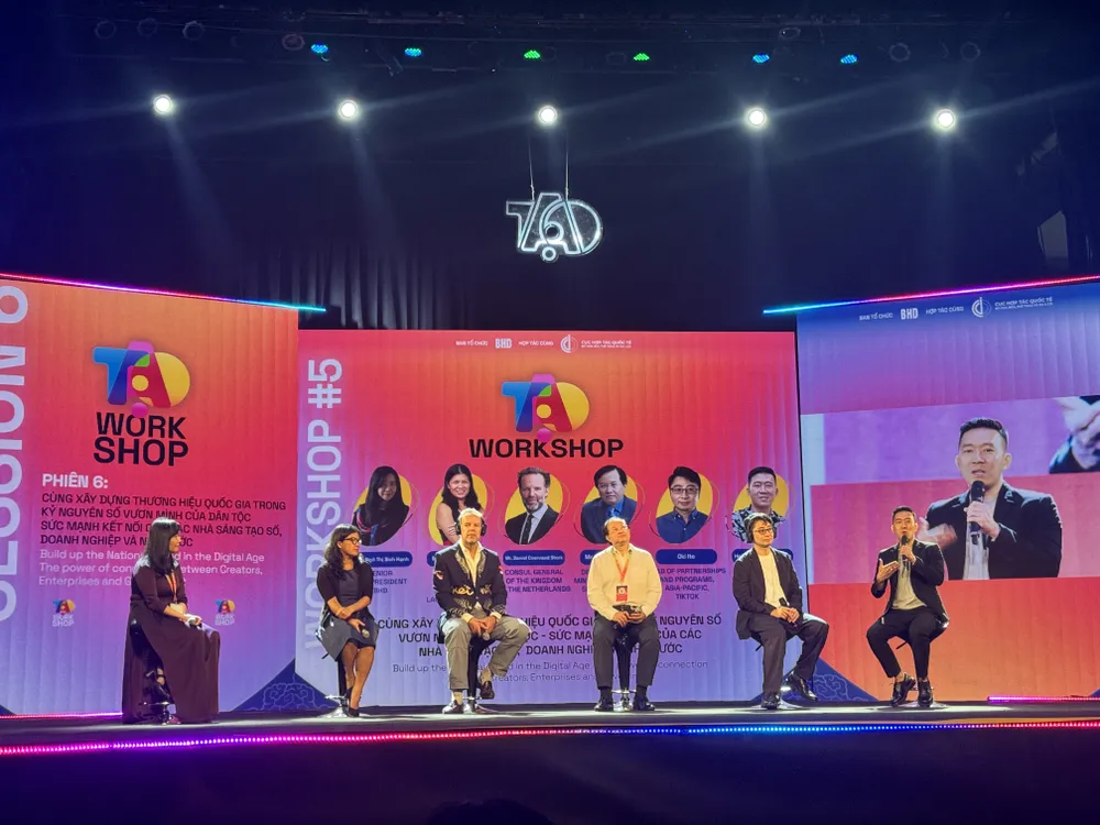 Hiện nay, việc hợp tác giữa các nhà sáng tạo nội dung trong và ngoài nước để quảng bá văn hóa rất được quan tâm sang tao noi dung 3.JPG