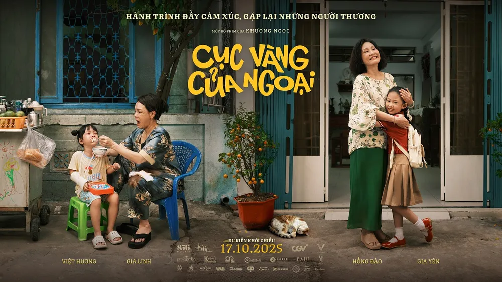 Teaser poster phim Cục vàng của ngoại. Ảnh: ĐPCC cuc vang cua ngoai 1.jpg