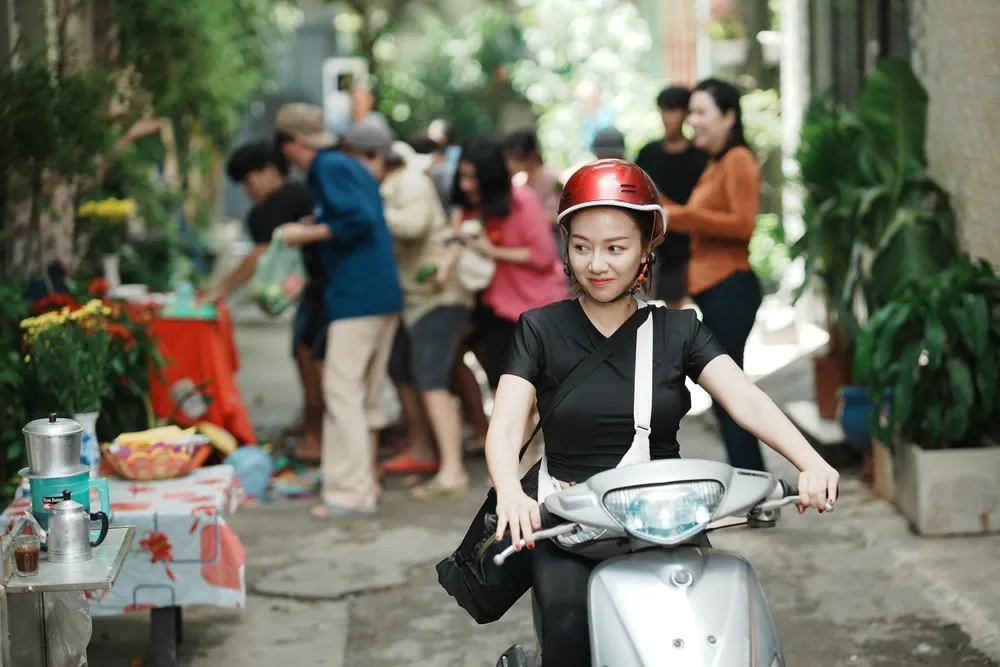 Diễn viên Băng Di tái xuất sau Đất rừng phương Nam. Ảnh: ĐPCC cuc vang cua ngoai 3.jpg