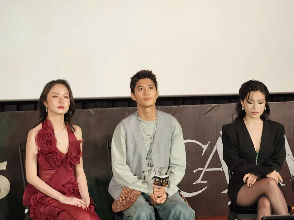 Bộ ba diễn viên Rima Thanh Vy, Avin Lu và Lý Hồng Ân phim cai ma (2).jpg