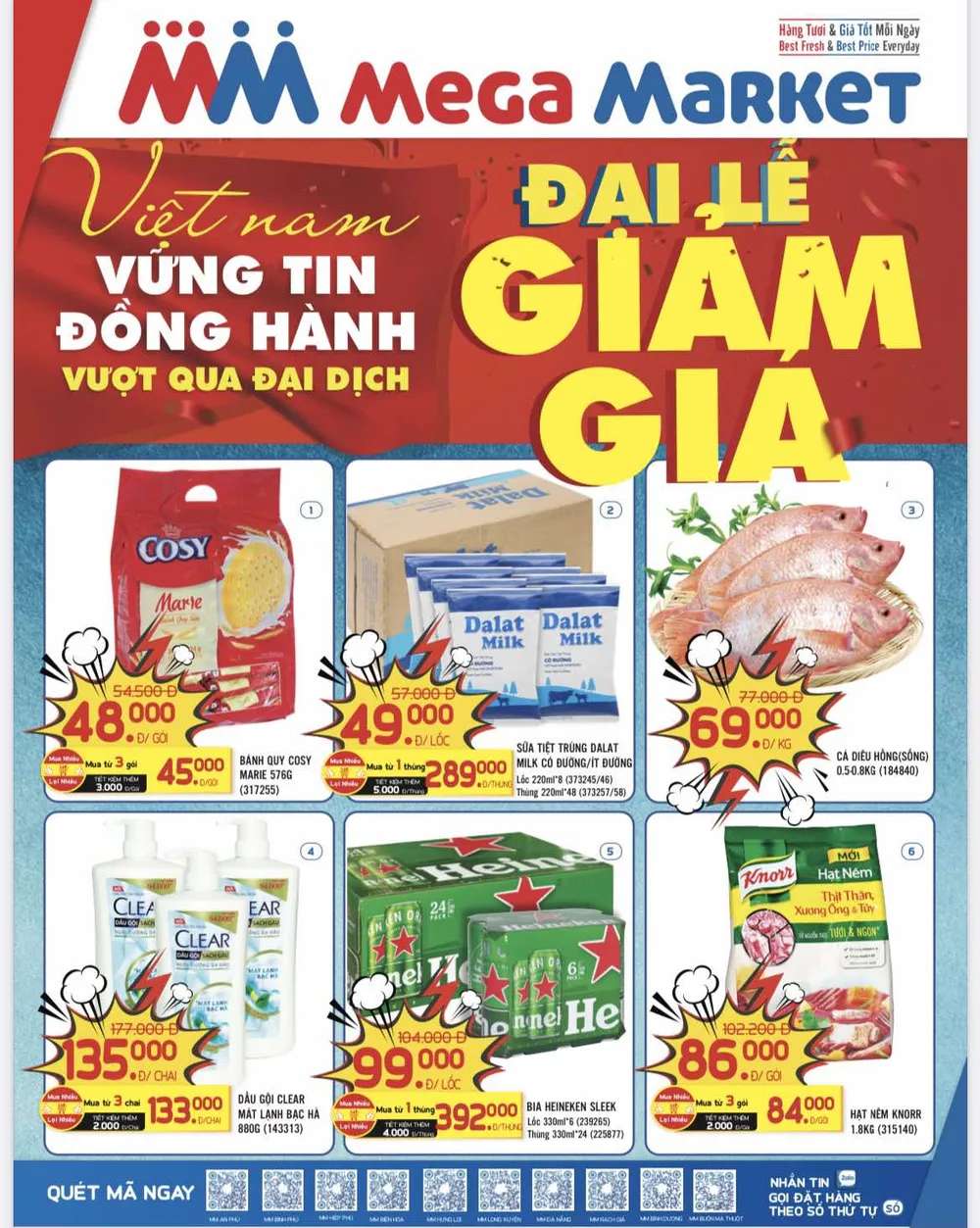 Siêu thị cam kết không tăng giá hàng hóa thiết yếu  ​ ảnh 1