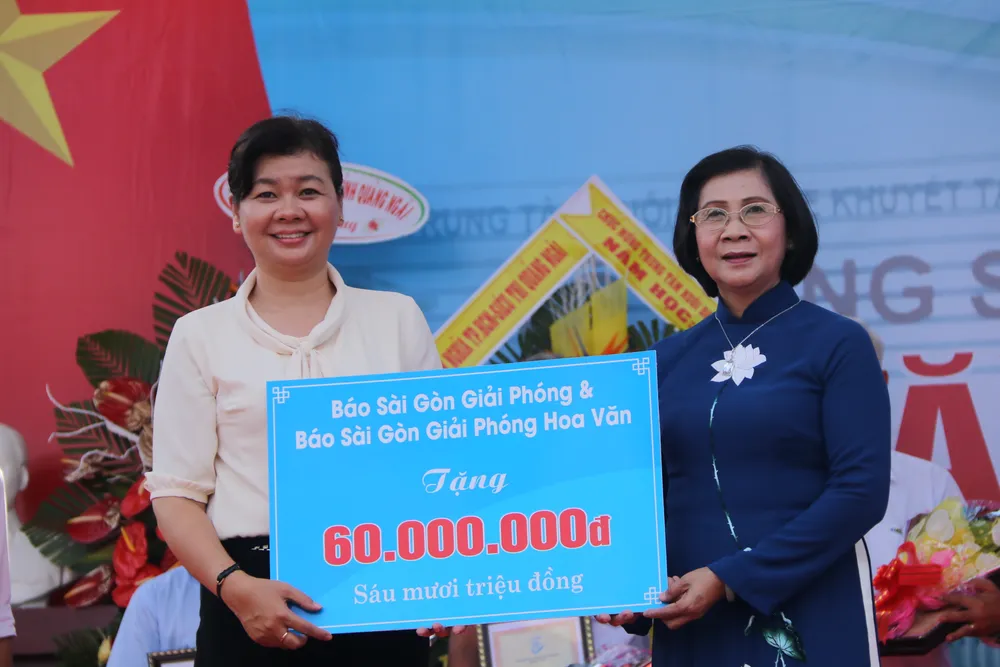 Gần 5 tỷ đồng ủng hộ Trung tâm Nuôi dạy trẻ khuyết tật Võ Hồng Sơn  ảnh 8