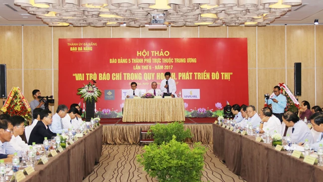 Hội thảo báo Đảng 5 thành phố trực thuộc Trung ương lần thứ 6 với chủ đề “Vai trò báo chí trong quy hoạch và phát triển đô thị”