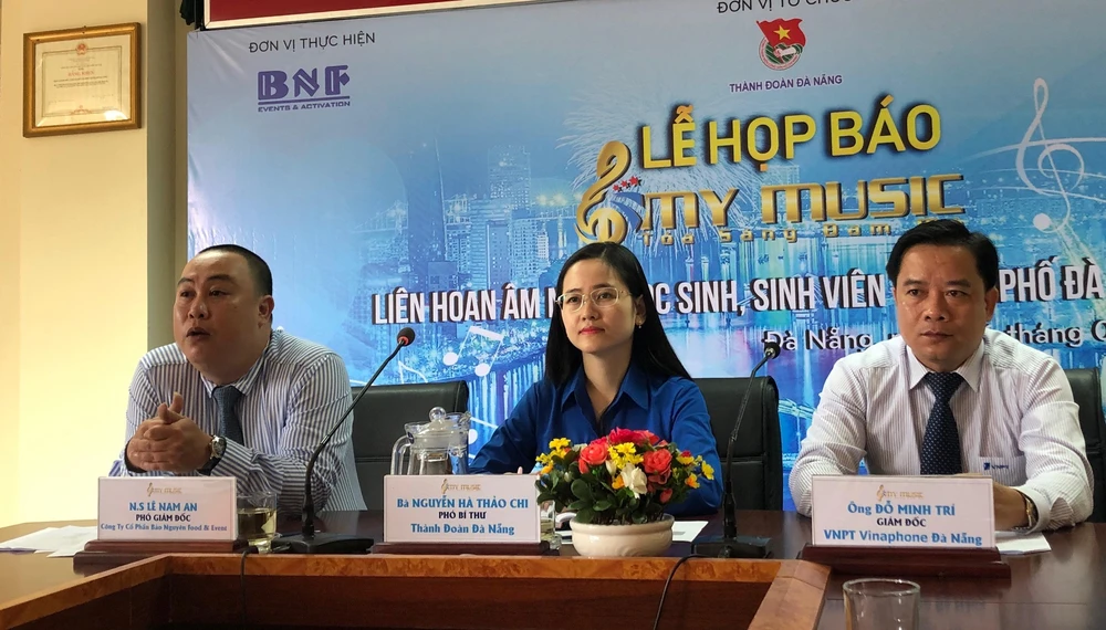 Họp báo công bố chương trình Liên hoan âm nhạc Học sinh – Sinh viên thành phố Đà Nẵng “My Music – Tỏa sáng đam mê” năm 2019