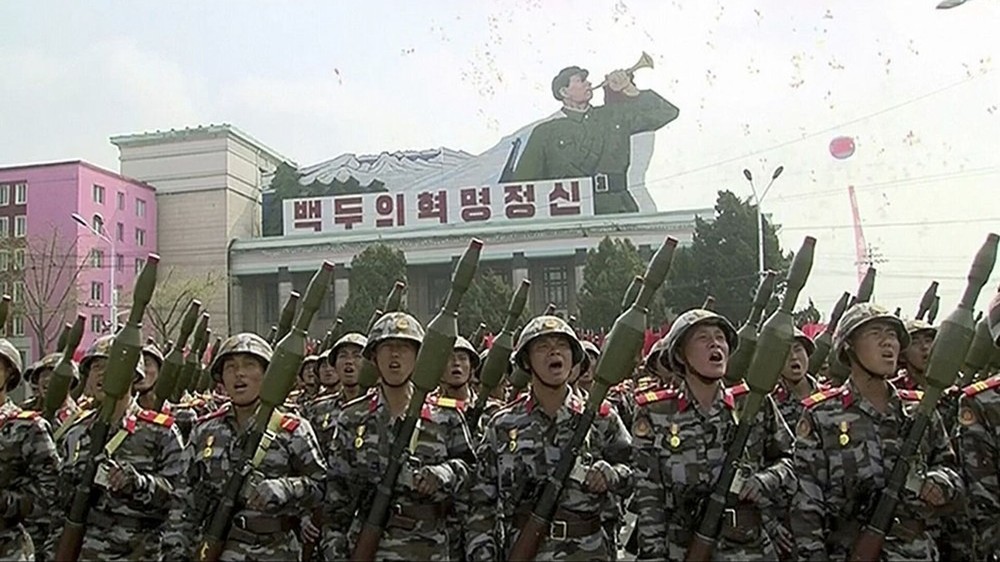 朝鲜谴责美韩、美日韩军演（图：互联网）