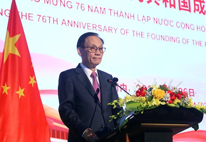 越南外交部代理部长黎怀忠在会上发言。