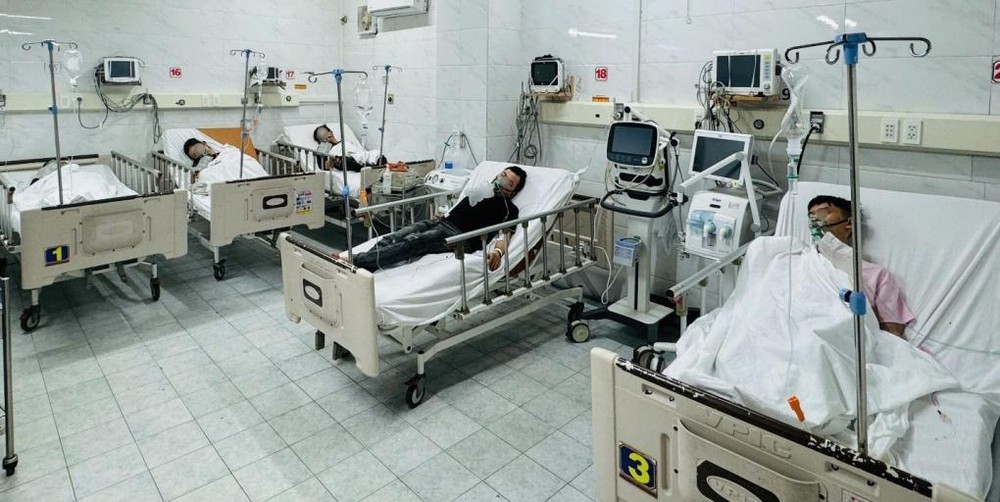 5名患者正在阮知方医院治疗（图：互联网）。