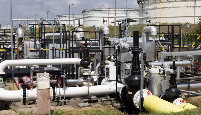 连接匈牙利和俄罗斯的“友谊”输油管道入口点。