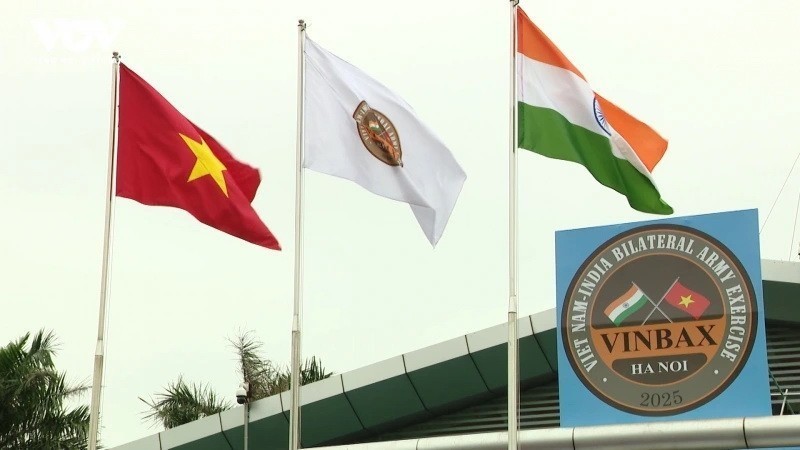 越南与印度开展维和实地综合演习。