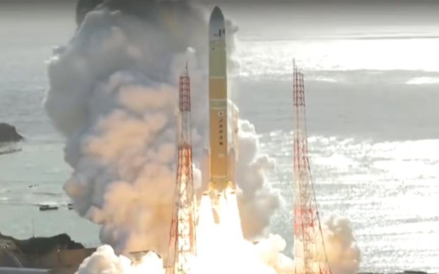 12月22日，发射的H3火箭8号机搭载的卫星“引路5号”未能进入预定轨道。图：JAXA