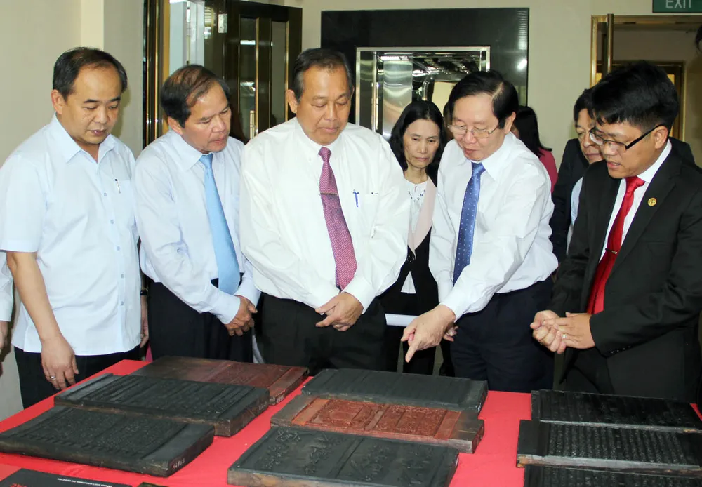 Giới thiệu di sản Mộc bản triều Nguyễn với cộng đồng quốc tế ảnh 2 Giới thiệu di sản Mộc bản triều Nguyễn với cộng đồng quốc tế ảnh 2
